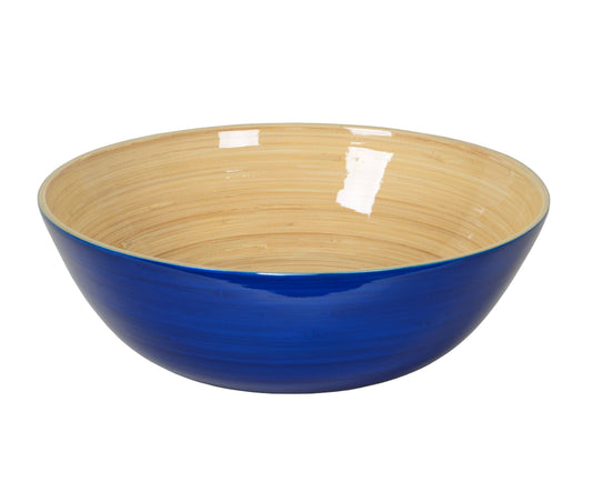 Large Shallow Bamboo Bowl