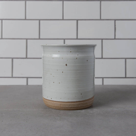 Stoneware Utensil Jar