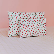 Load image into Gallery viewer, Strawberry Pouch in Mint -large
