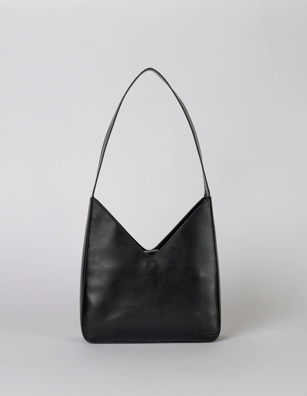 Leather Bag Vicky - Black Classic Leather