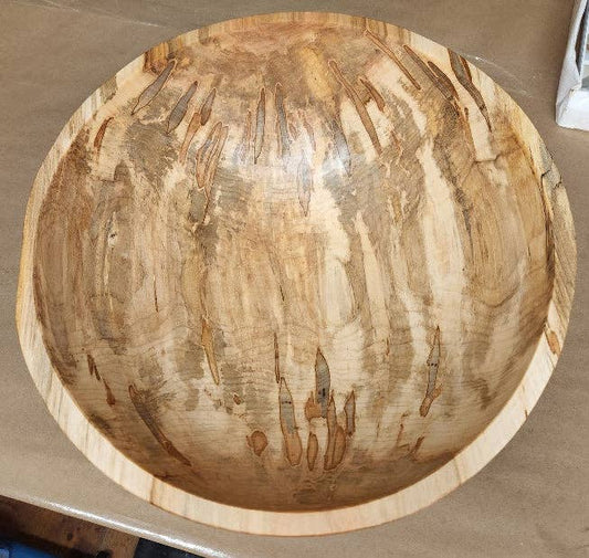 13" SPALTED/AMBROSIA ROUND BOWL