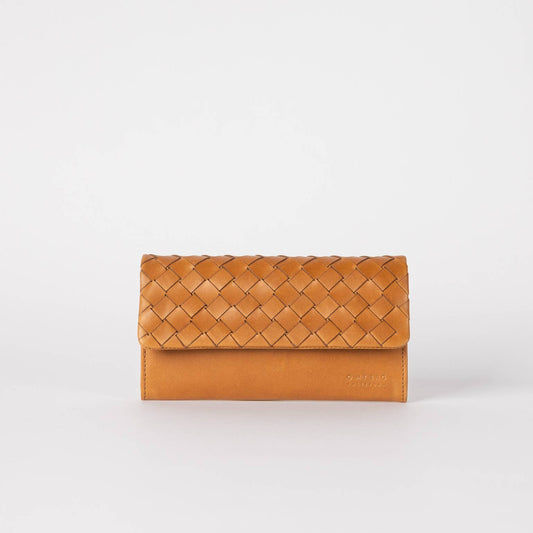 Pau's Pouch - Cognac Woven Leather