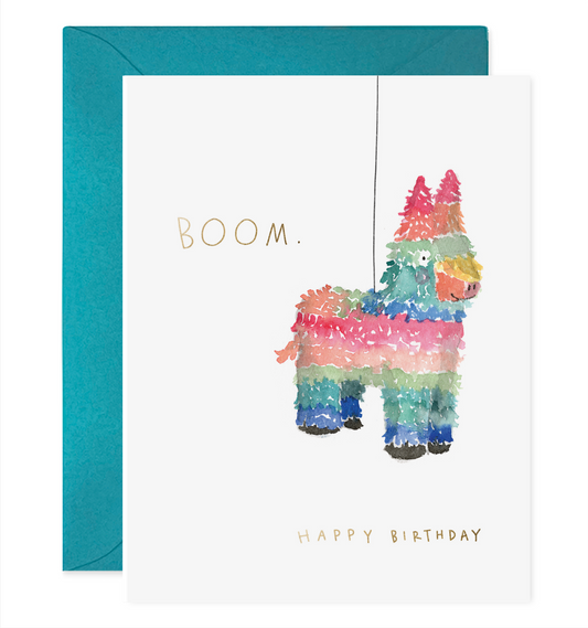 E. Frances - Piñata Birthday Card