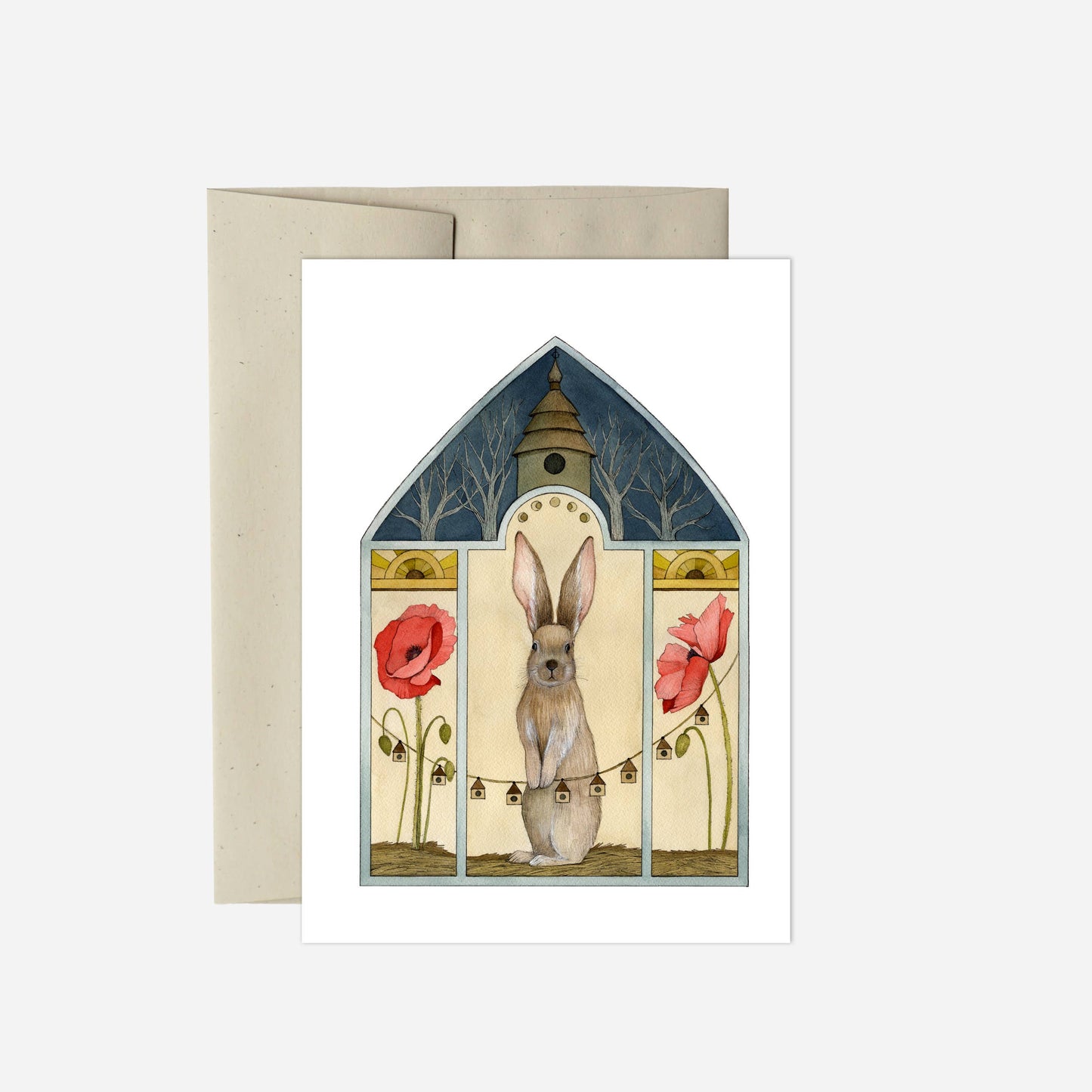 A Poppy Home Greeting Card
