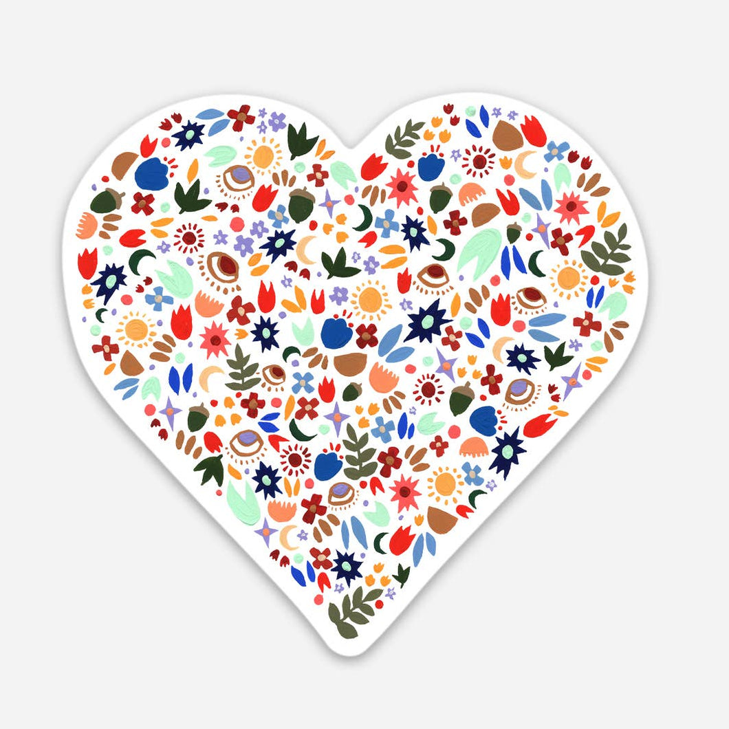 Happy Heart Sticker