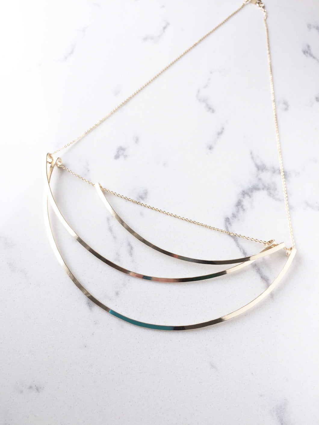 Gold Fill Tidal Necklace