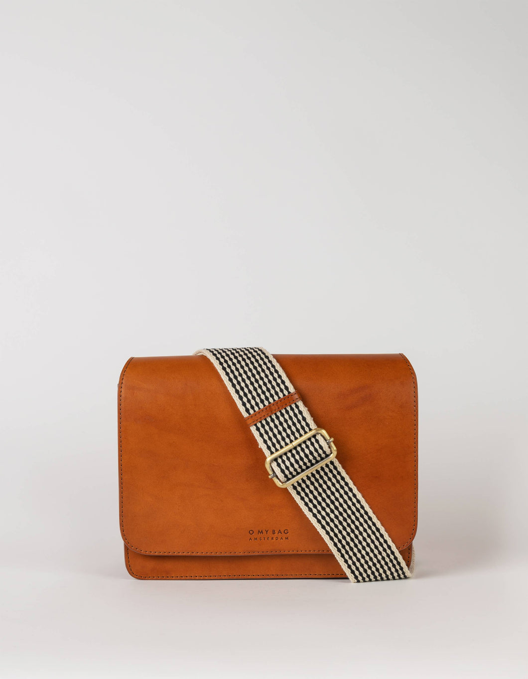 Leather Bag Audrey - Cognac Classic Leather (two straps)