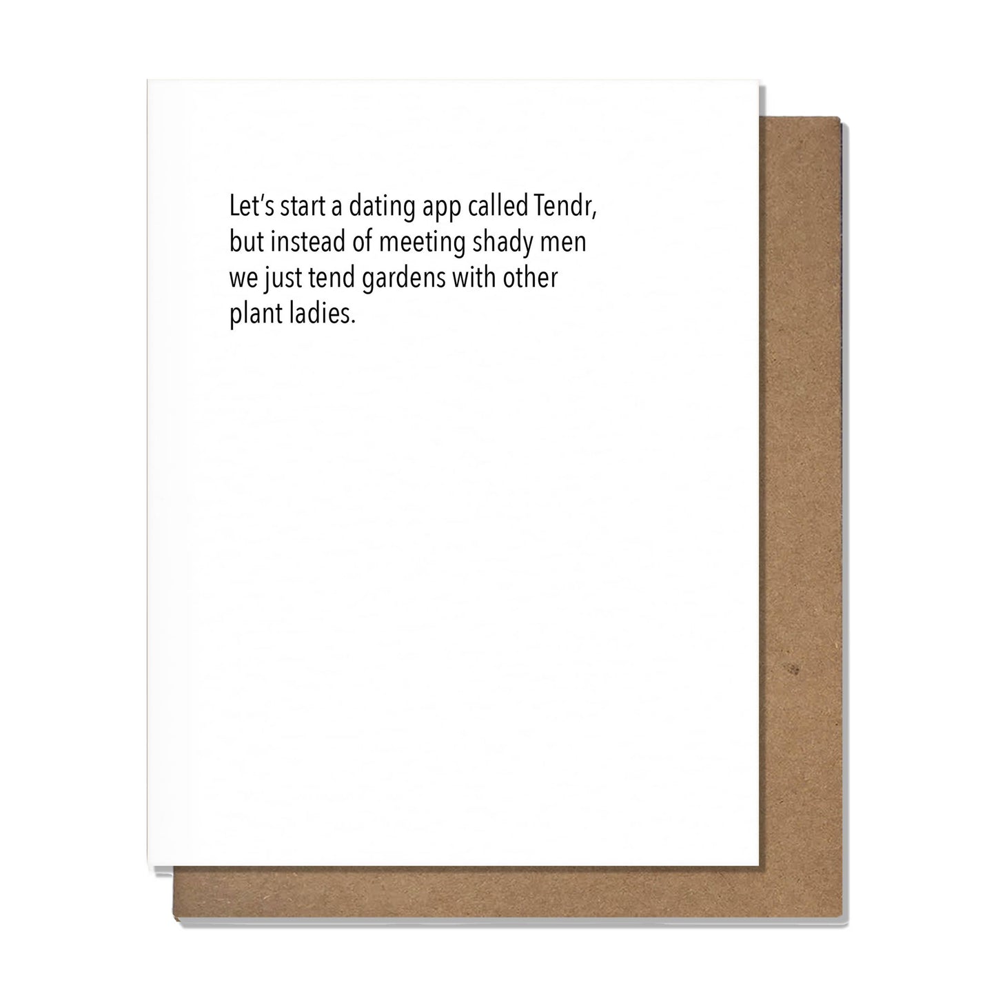 Pretty Alright Goods - Tendr - Friendship Card