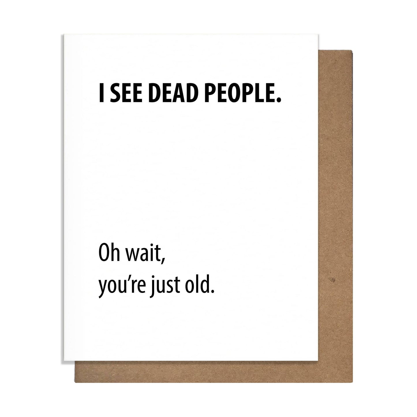 Dead People - Birthday Card