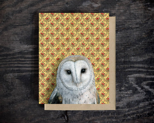 Emily Uchytil - Barn Owl -  Note Card