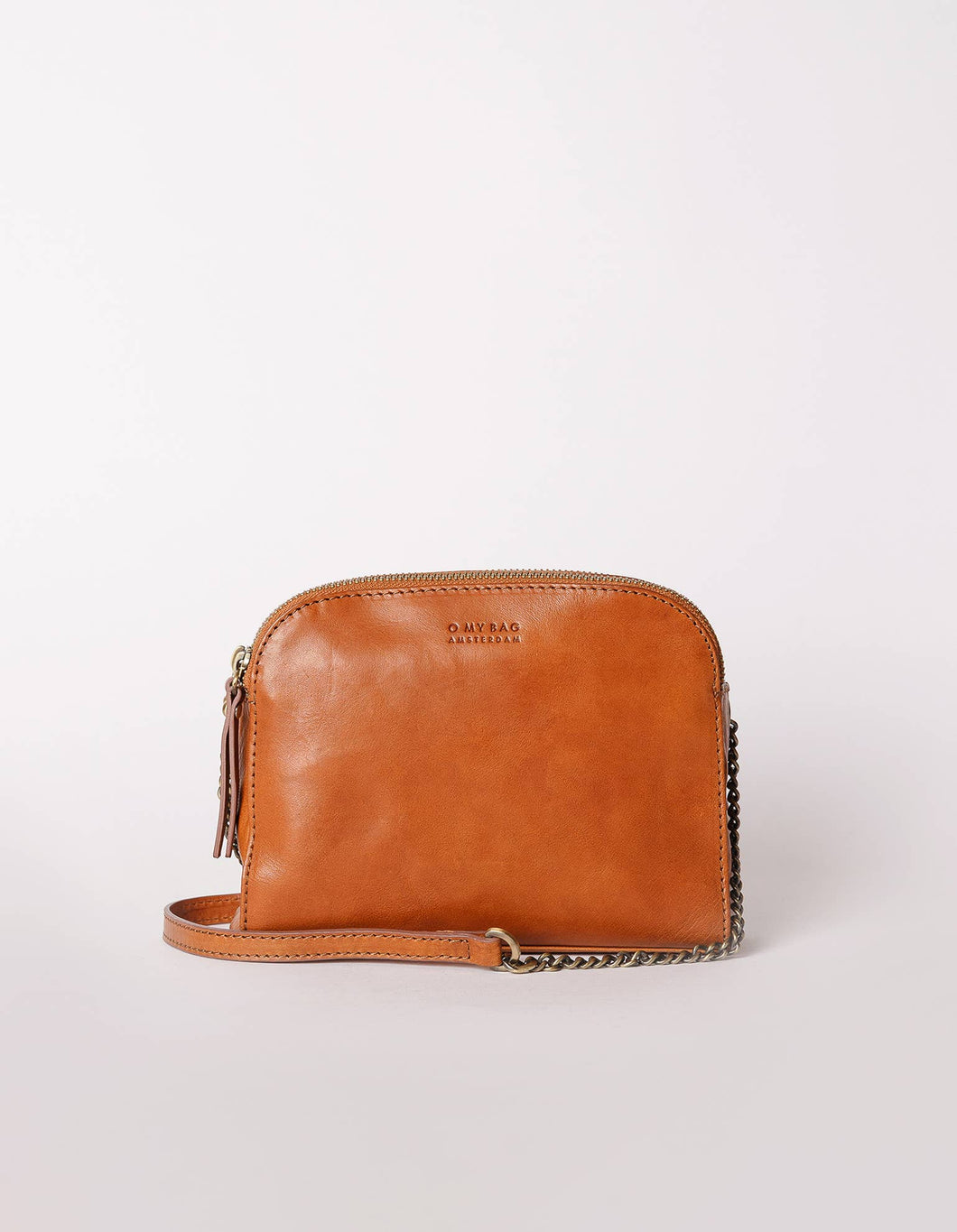 O My Bag - Leather Bag Emily - Cognac Stromboli Leather