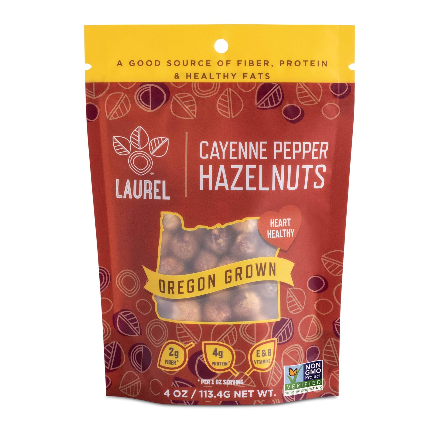 Laurel Foods - Hazelnut Kernels, Cayenne Pepper, 4 oz Sup