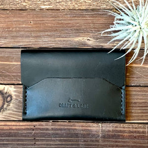 The Enfold Wallet in Black