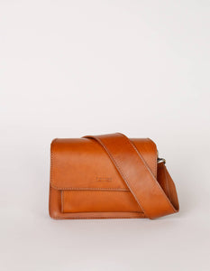 Leather Bag Harper Mini - Cognac Classic Leather two straps
