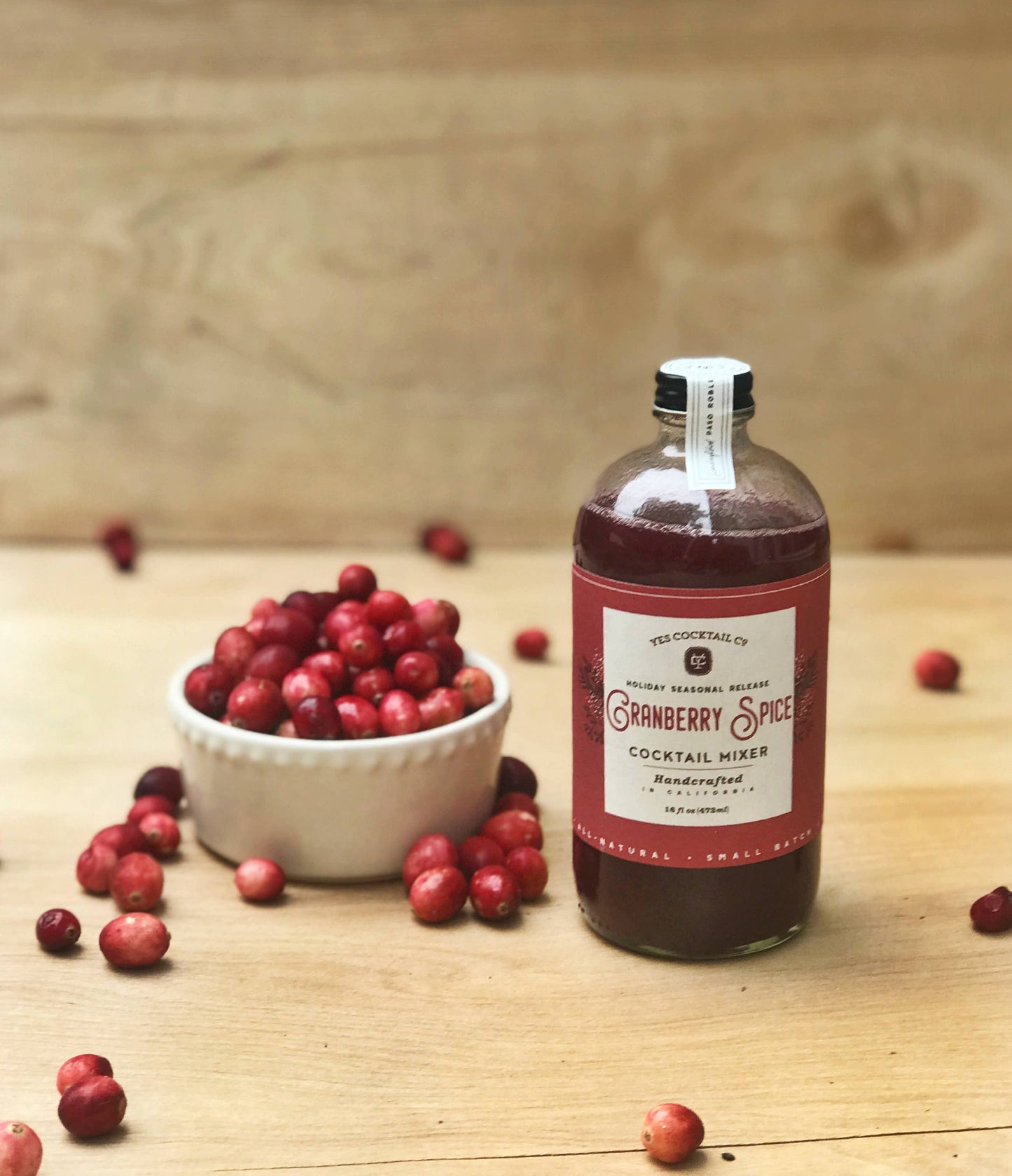 Holiday Cranberry Spice Cocktail Mixer