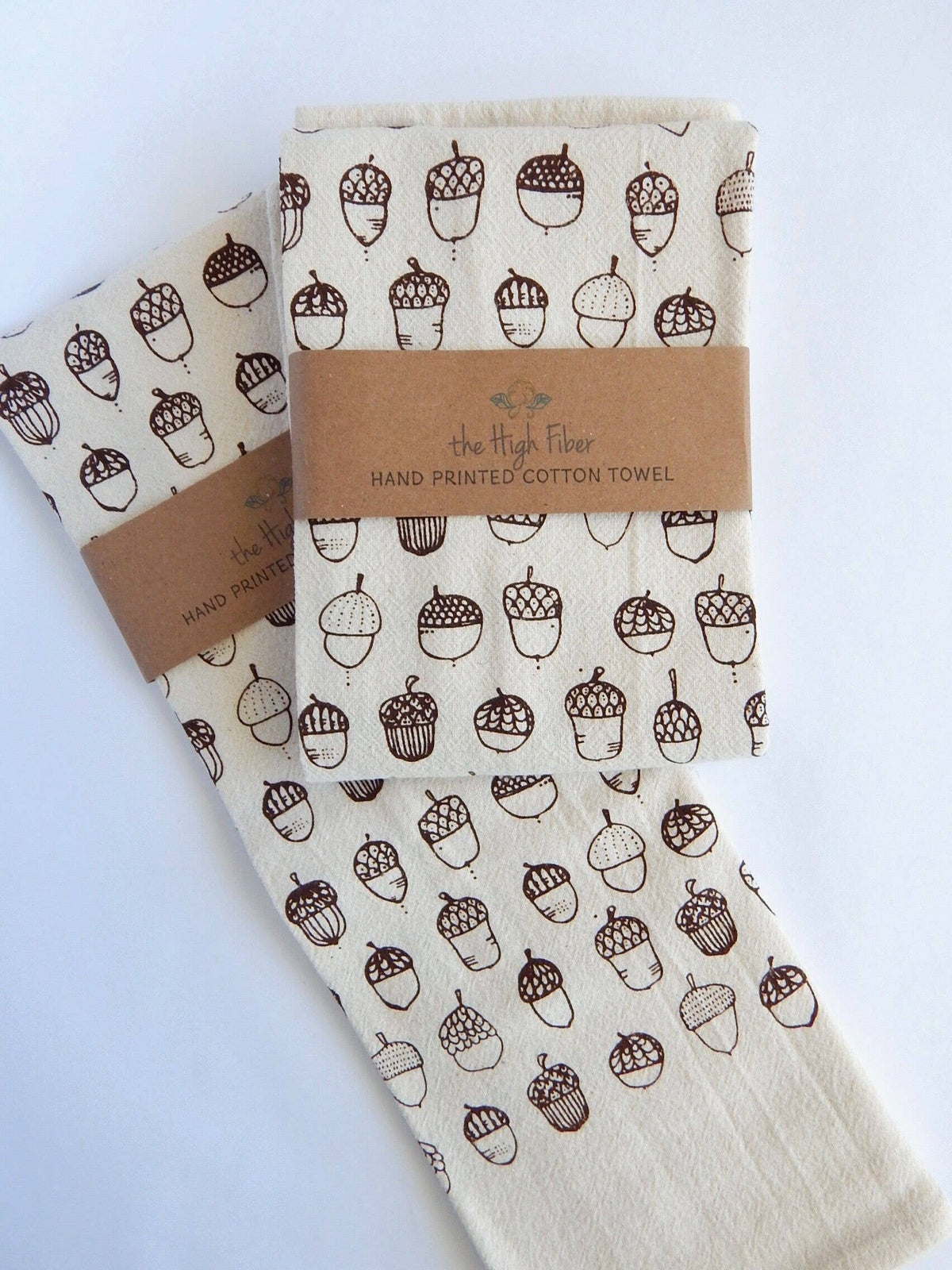 Acorn Flour Sack Tea Towel