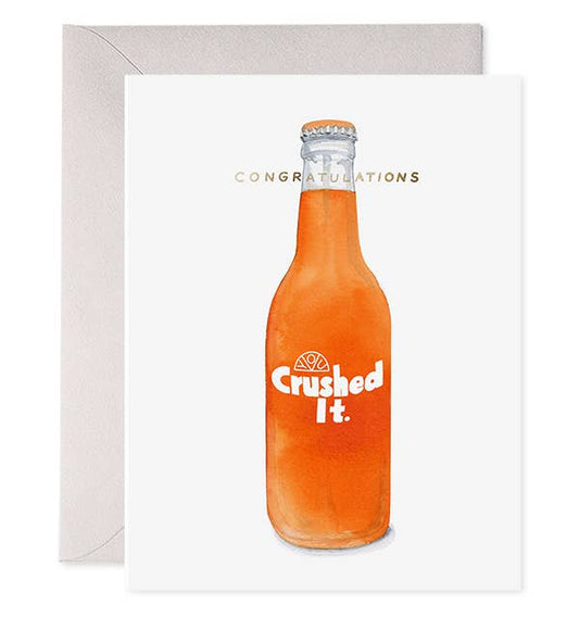 E. Frances Paper - Crushed It | Congrats Graduation Card