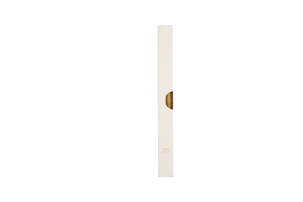 Beeswax Slim Tapered Dinner Candles