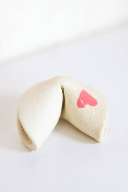 Sweetheart Ceramic Fortune Cookie
